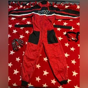 ❤️WULF❤️Kids Dirt Bike Riding Suit with Gloves and Goggles.